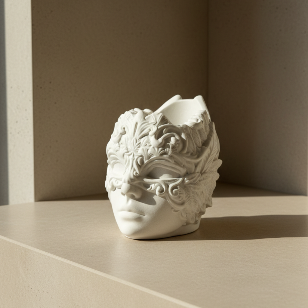 Decorative Face Container