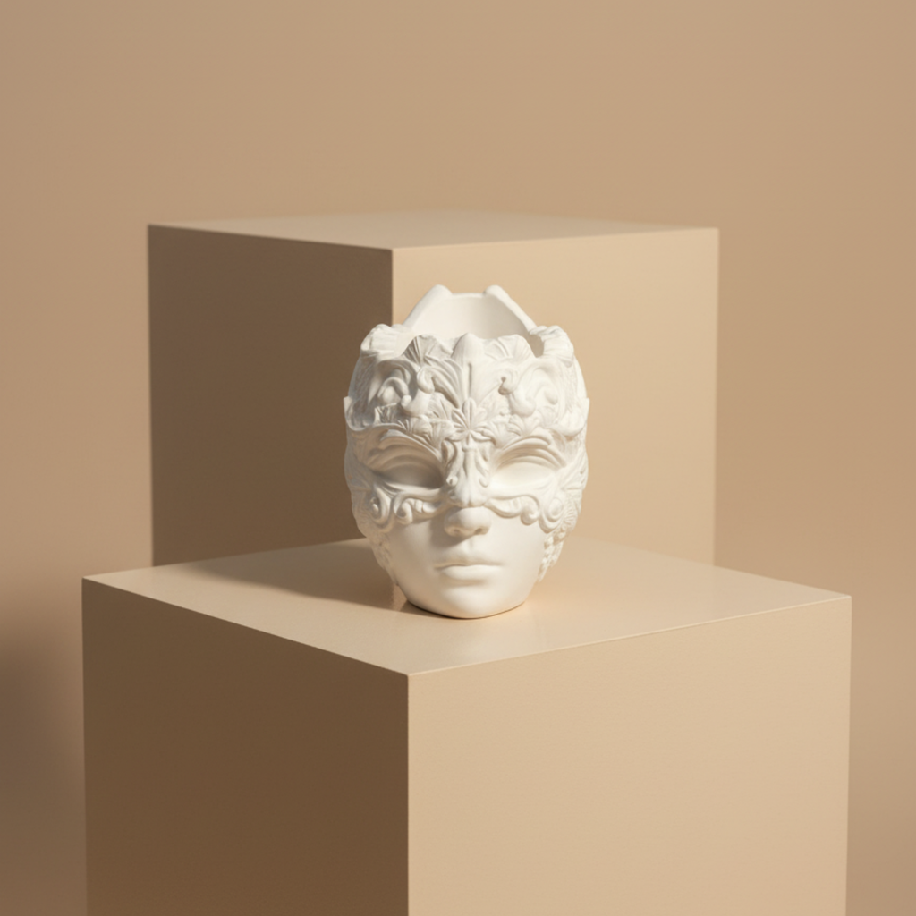 Decorative Face Container