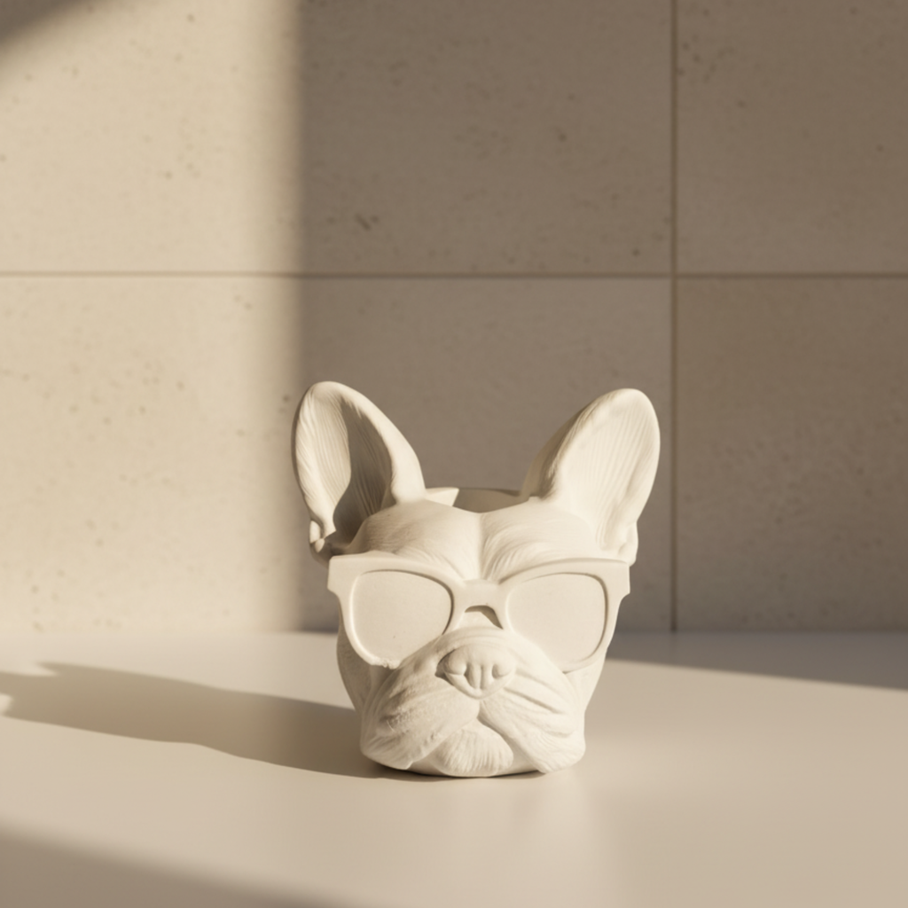 Bulldog Decor Container
