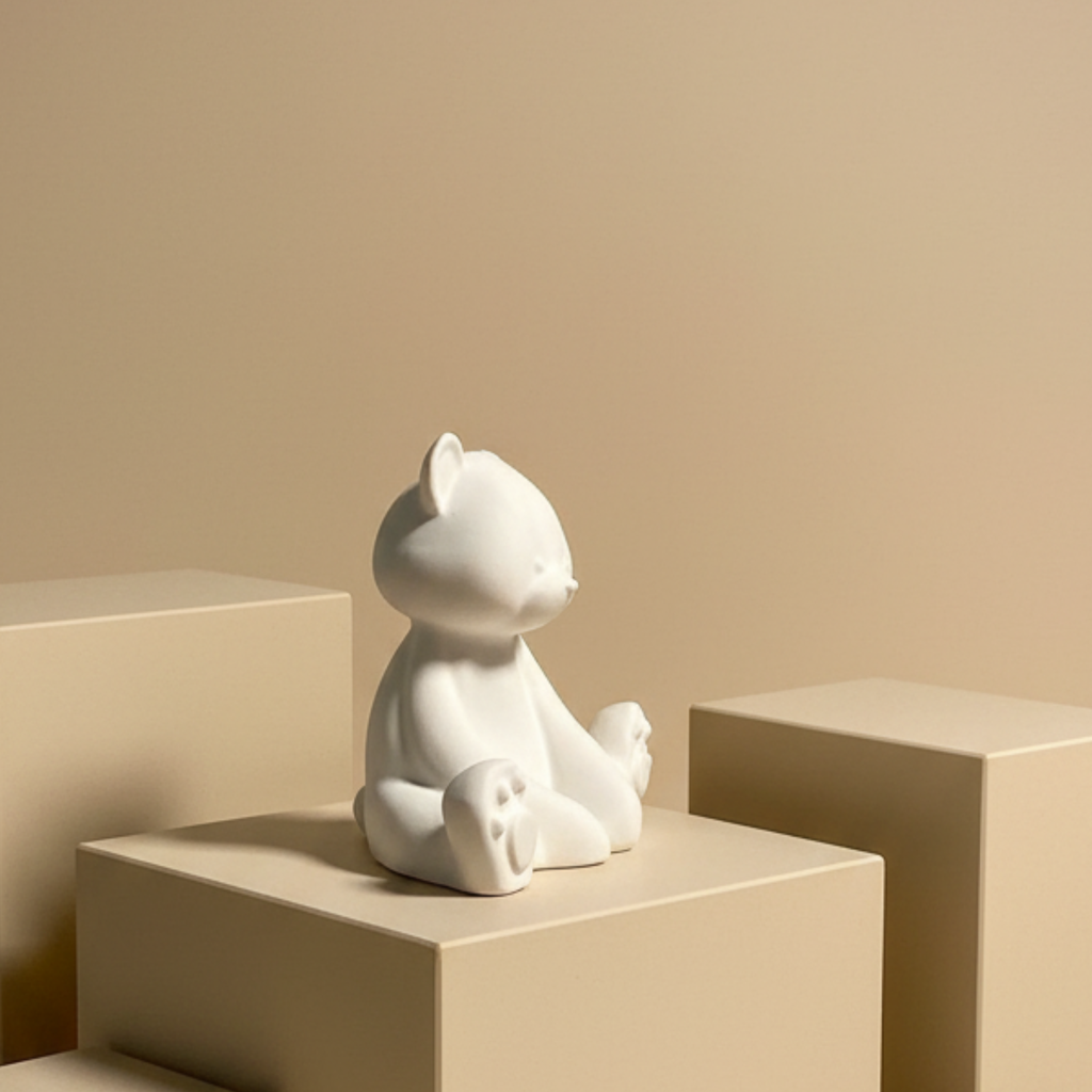 Decorative Teddy Bear Sculpture